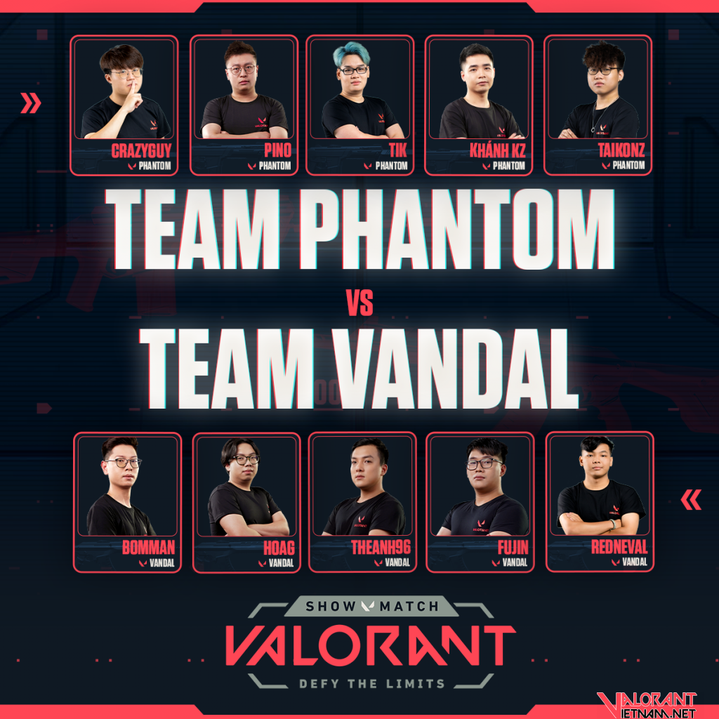 Showmatch Valorant Vandal vs Phantom