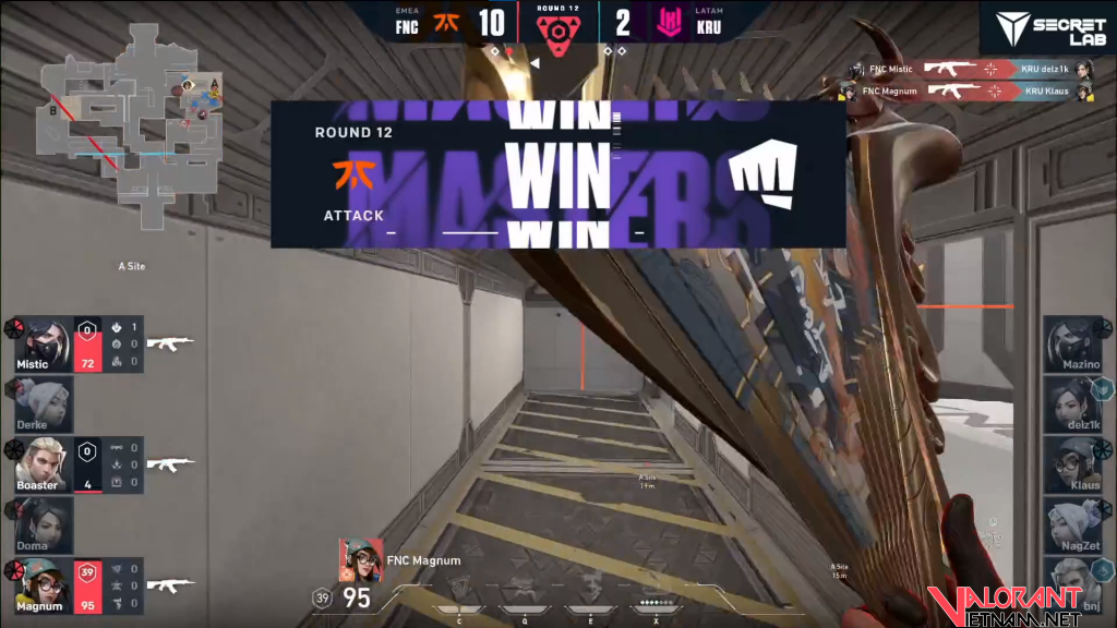 Fnatic huỷ diệt KRÜ Esports map 2