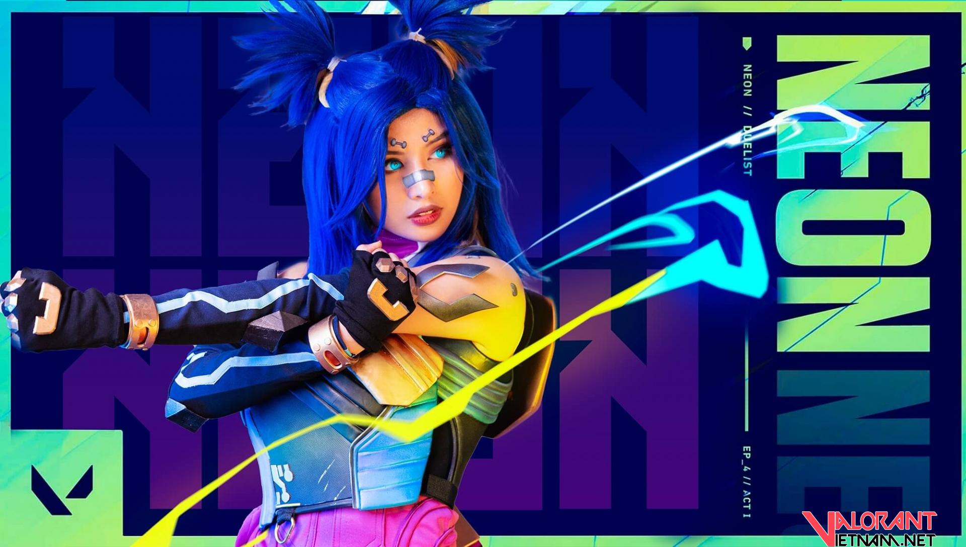 Neon ngay lập tức được cosplay dù chưa ra mắt