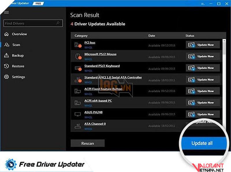 Cập nhật driver đồ họa với Bit Driver Updater