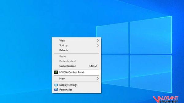 Hướng dẫn mở NVIDIA Control Panel